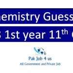 FSC Chemistry Guess Paper 2018 1st year 11th Class
