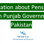Notification about Pensioners From Punjab Government Pakistan